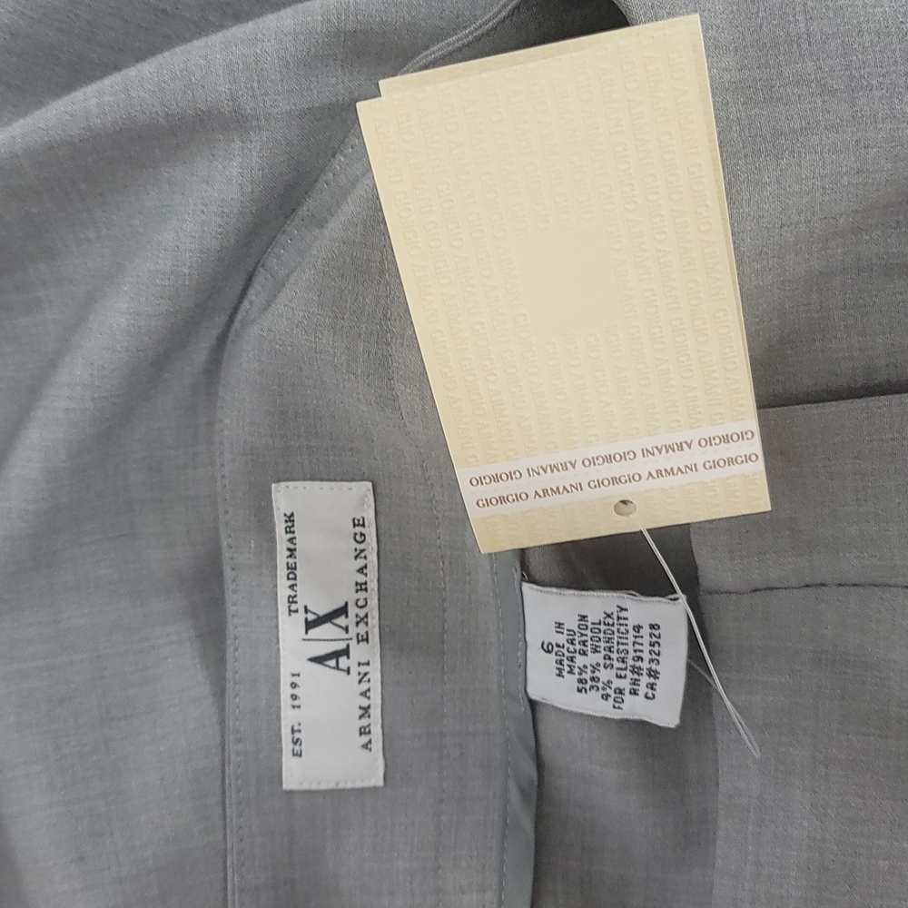 Armani Exchange front zippered skirt size 6 New - Picture 4 of 5